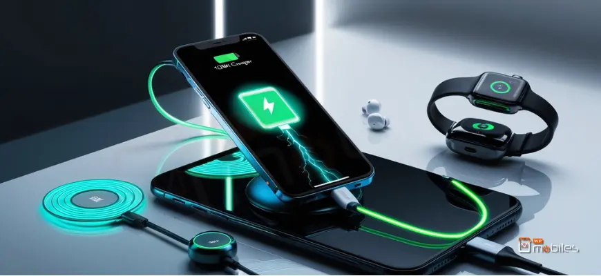 Smartphone Battery and Charging Setup